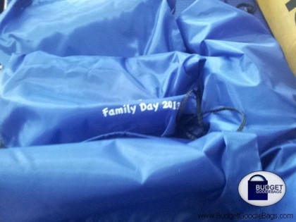 Customized Family Day Goodie Bags Packed in Drawstring Bags